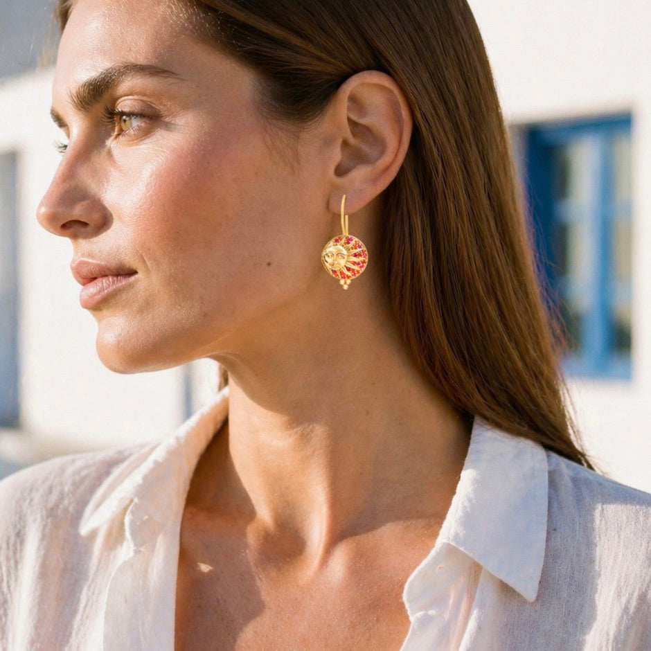 Aurora Sun & Moon Earrings