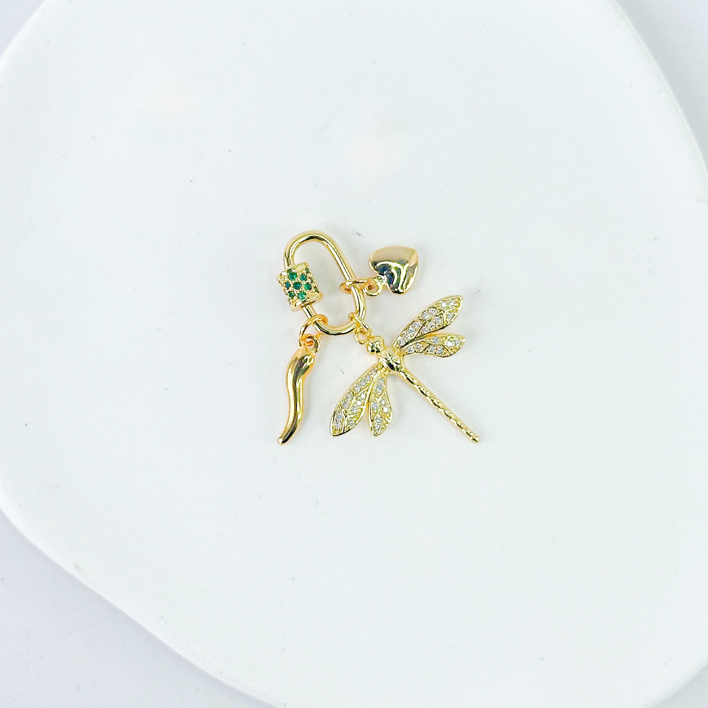 Dreamweaver Necklace in Desert Bloom, gold plated, handcrafted gemstone necklace Singapore