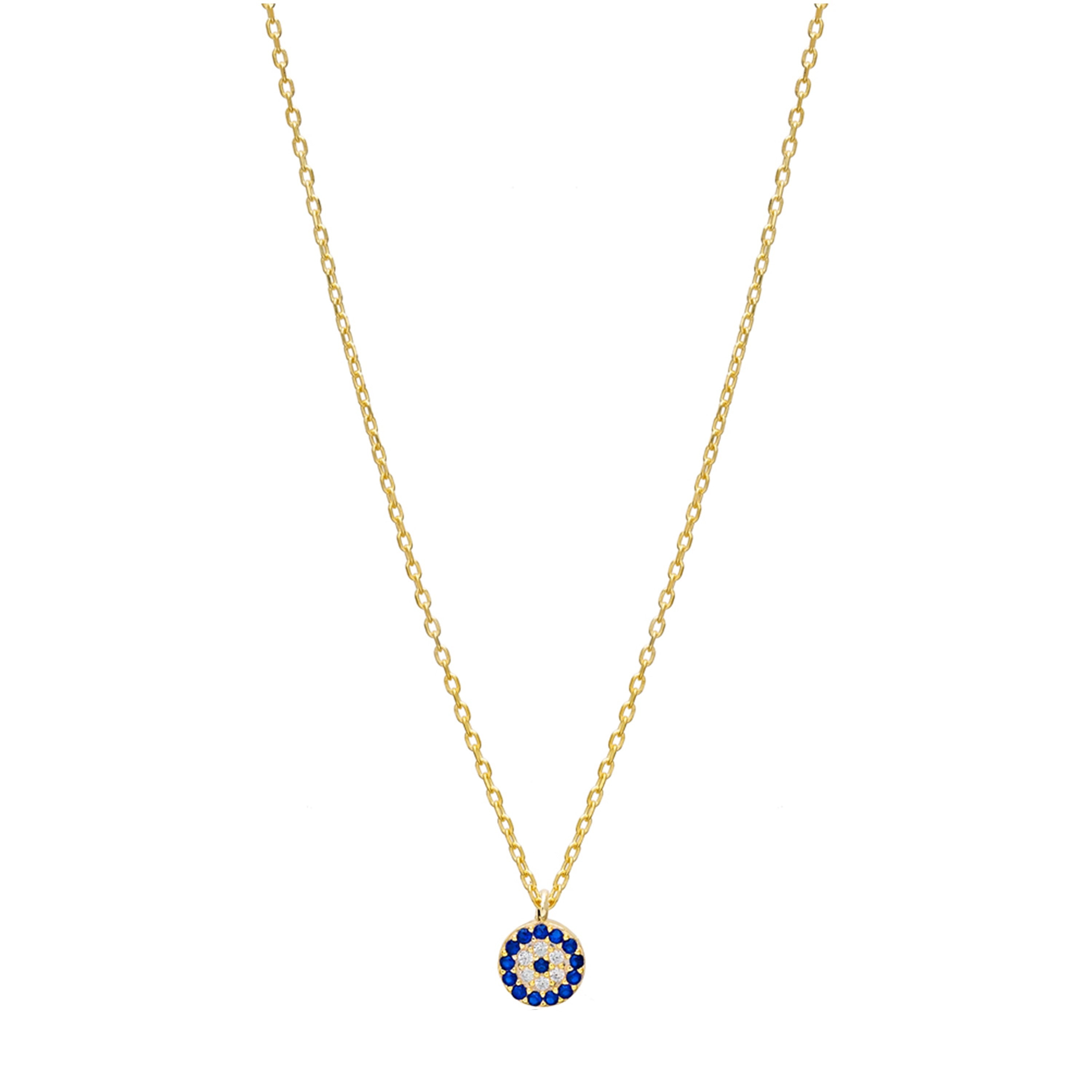 Celestial Gaze inspired gemstone necklace with cosmic design