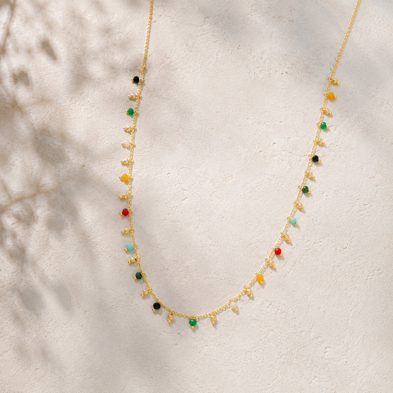 Celestial Gaze Shaker Multicolor Necklace