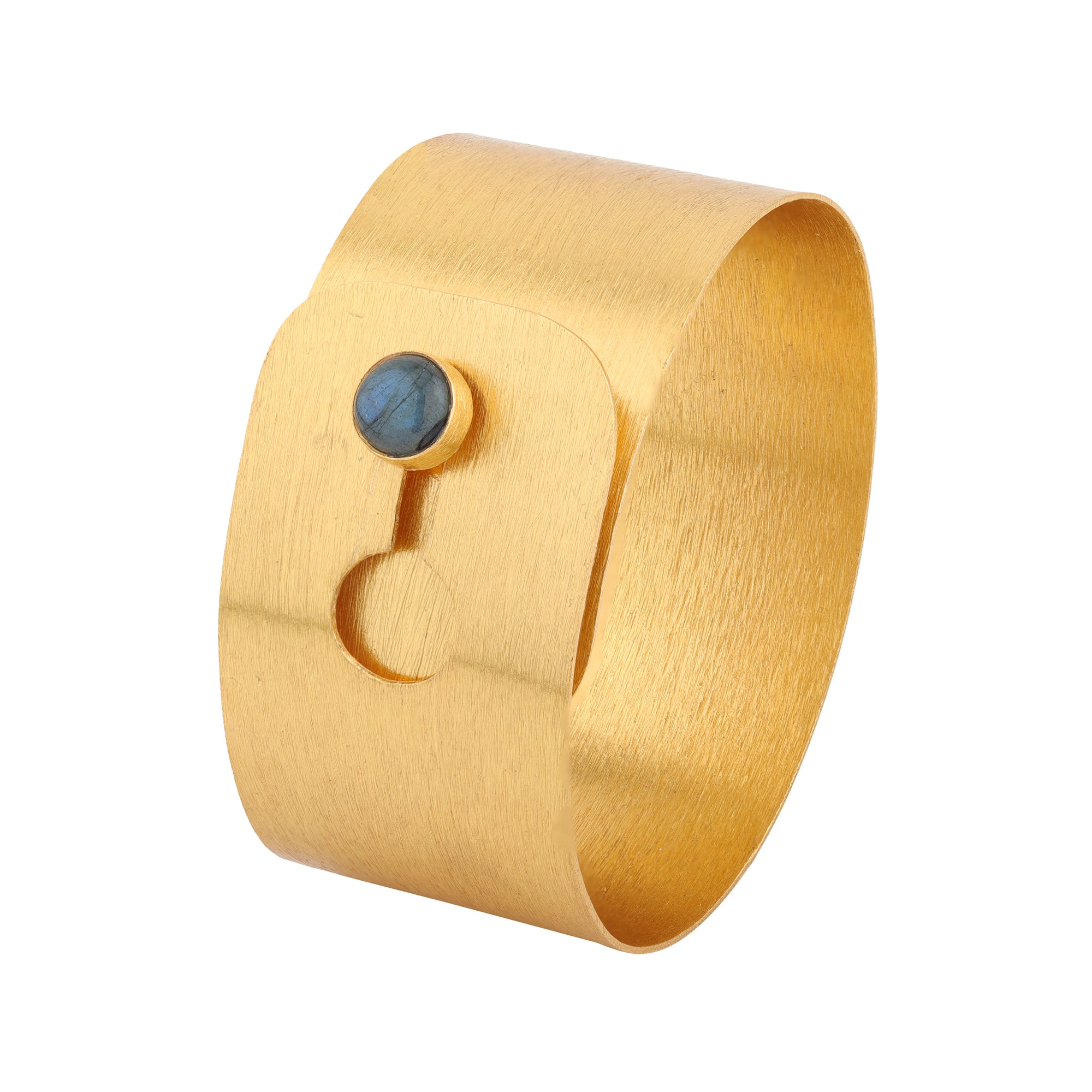 Secret Passage Wide Cuff in Labradorite