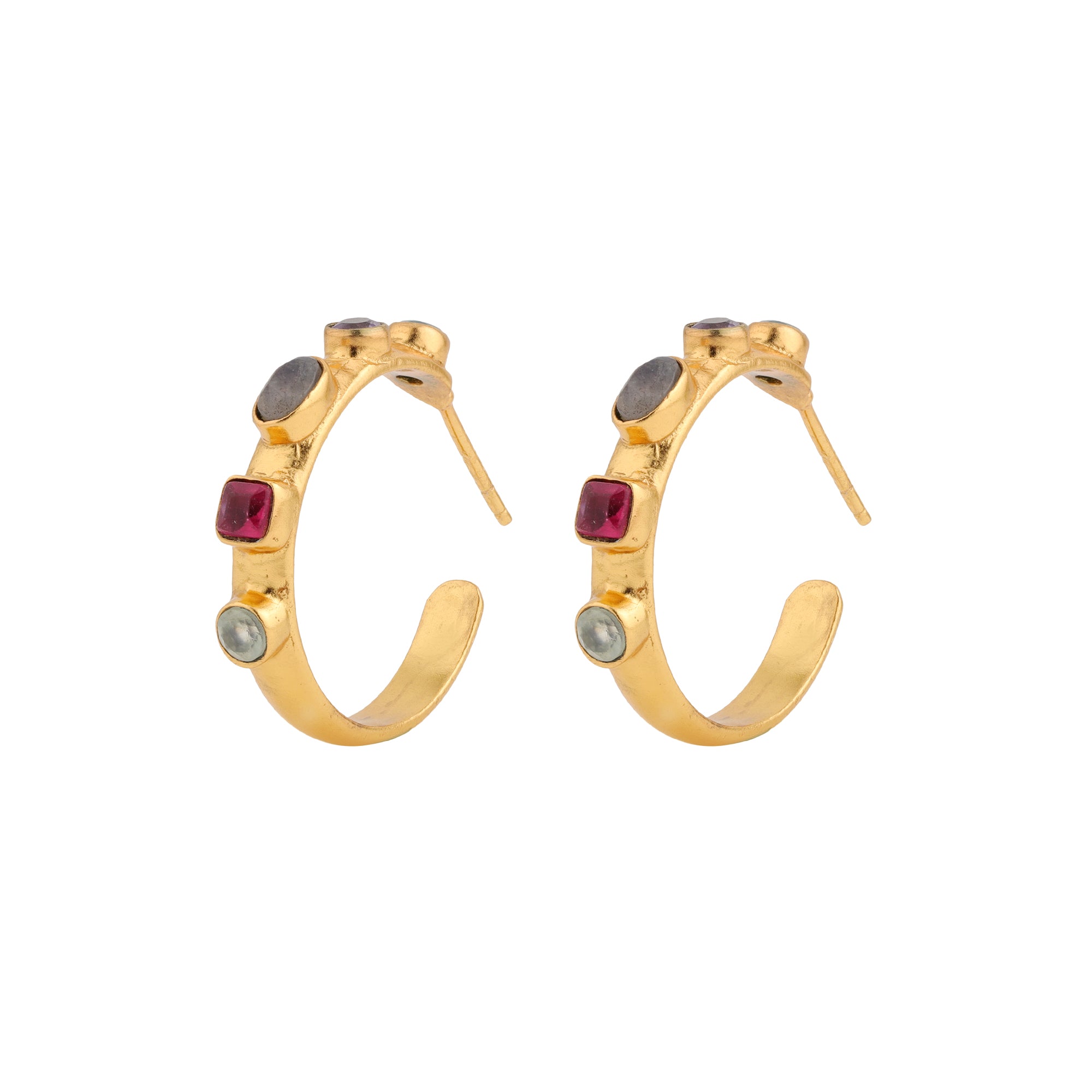 Tutti Frutti Piccolo Hoops | Lustre Jewellery