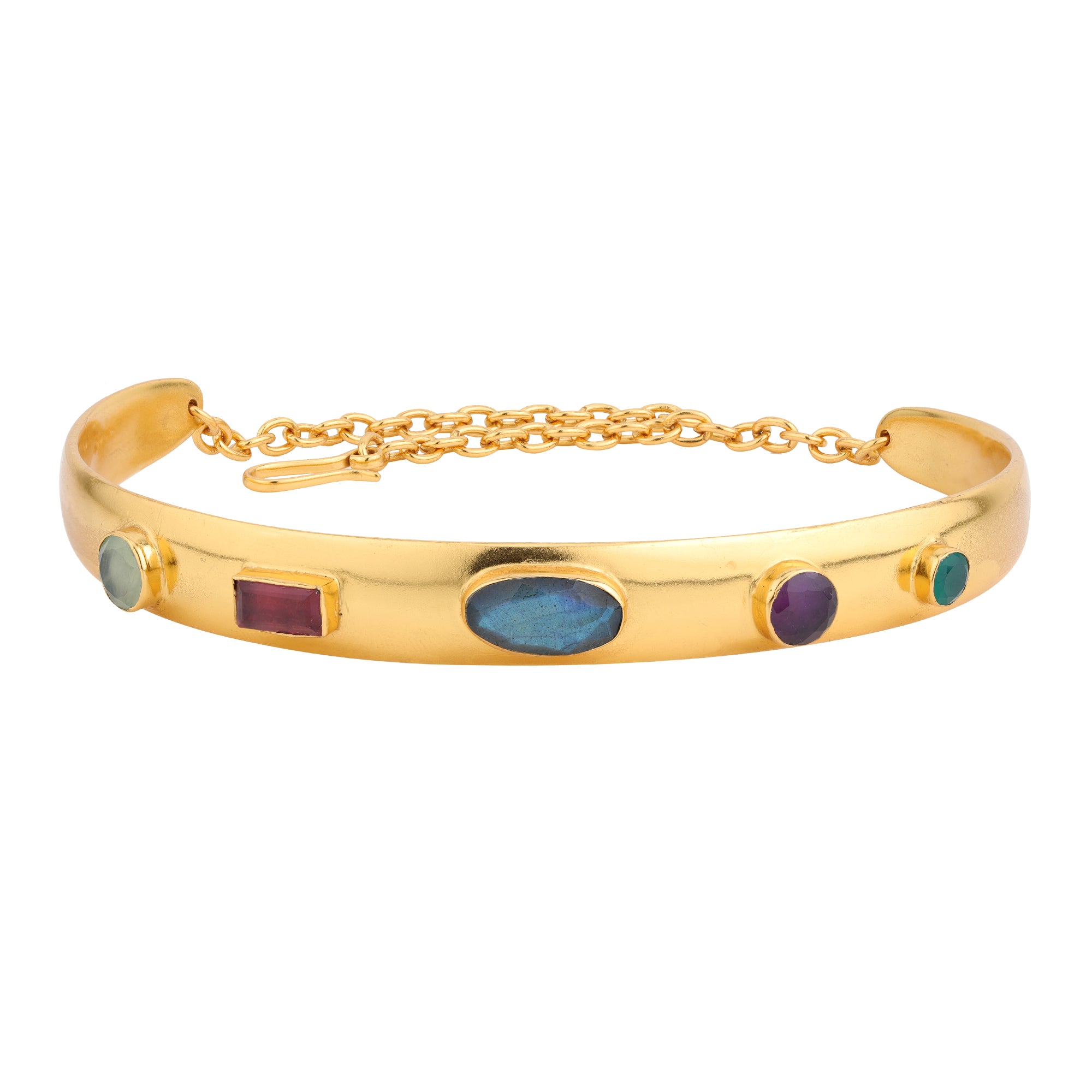 Tutti Frutti collection necklace with vibrant gemstone design