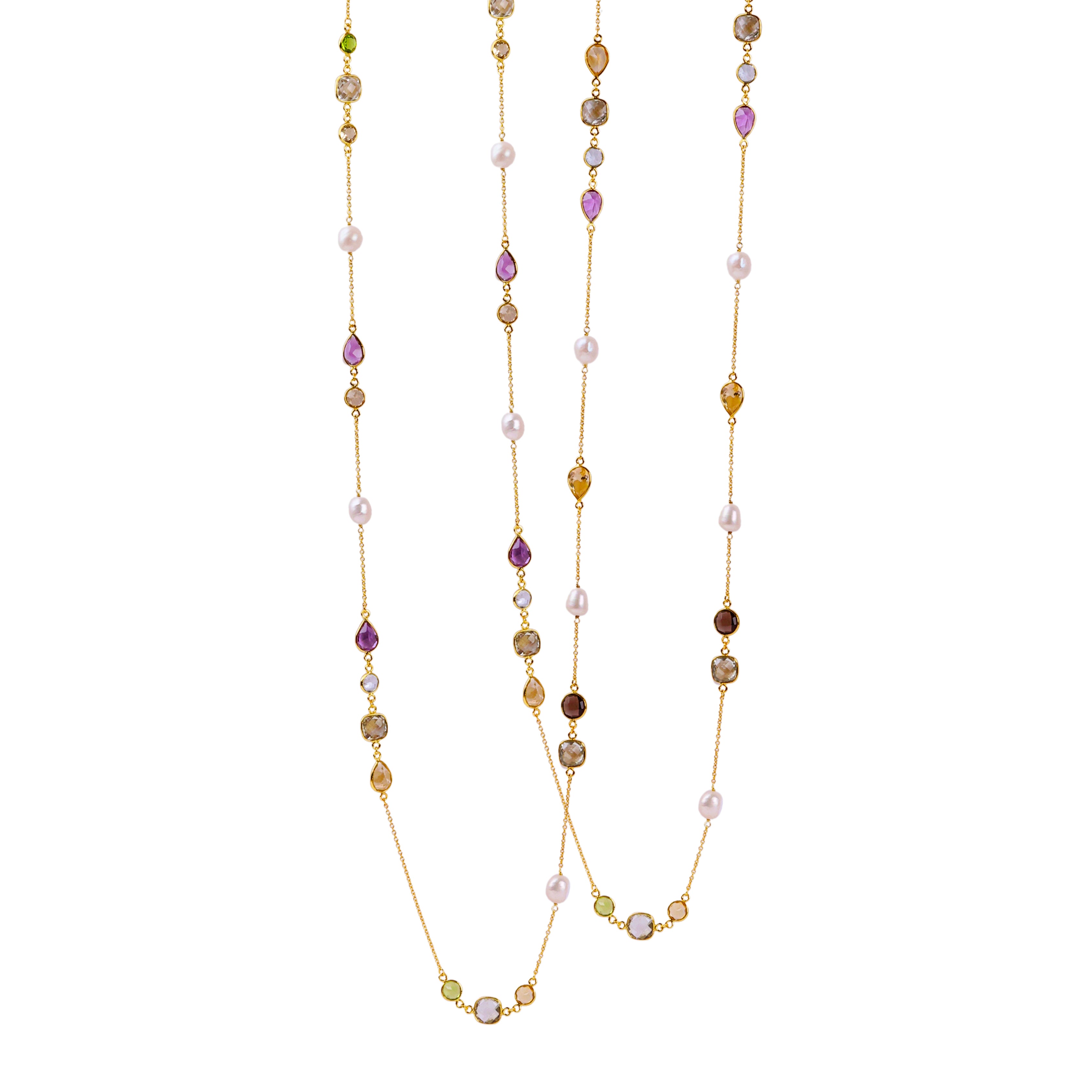 Uber Rani collection gemstone necklace with regal elegance
