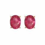 Earrings - Ruby Studs