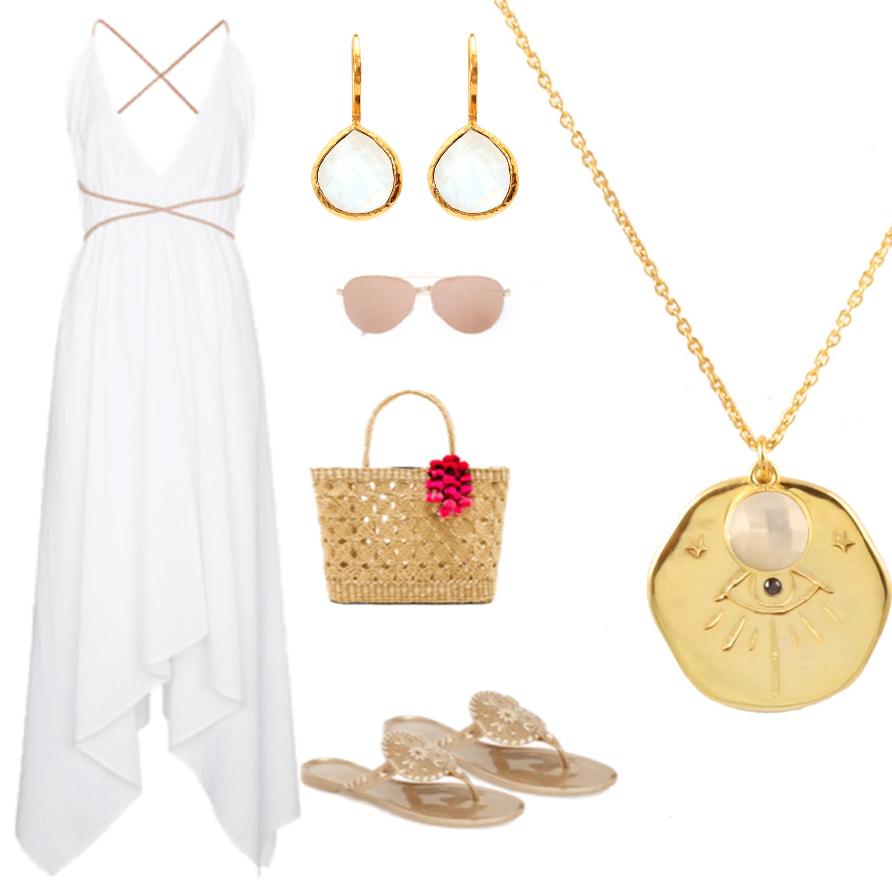 Teardrop Earrings in Moonstone in Moonstone, gold plated, handcrafted gemstone earrings Singapore