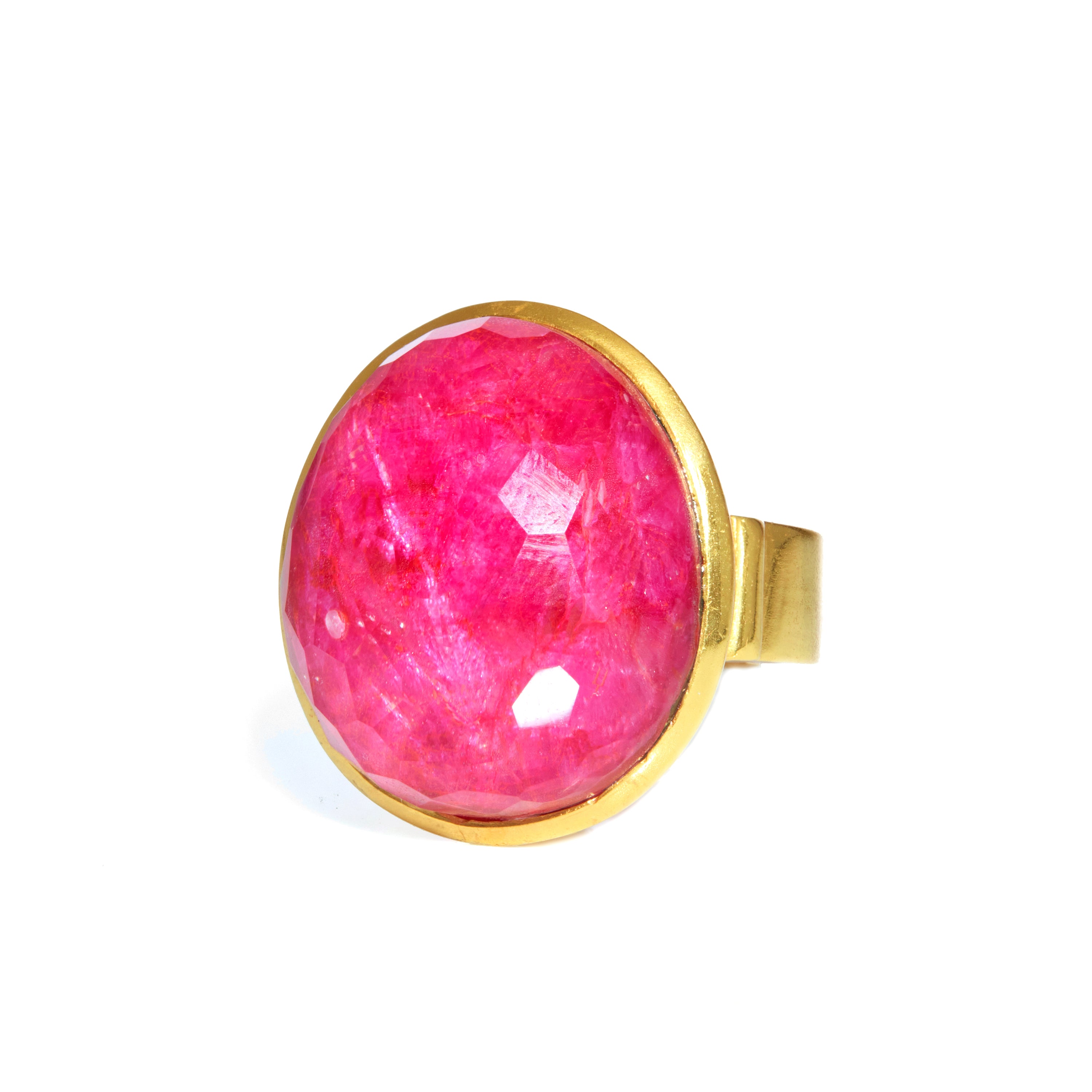 Gumdrop Ring in Ruby
