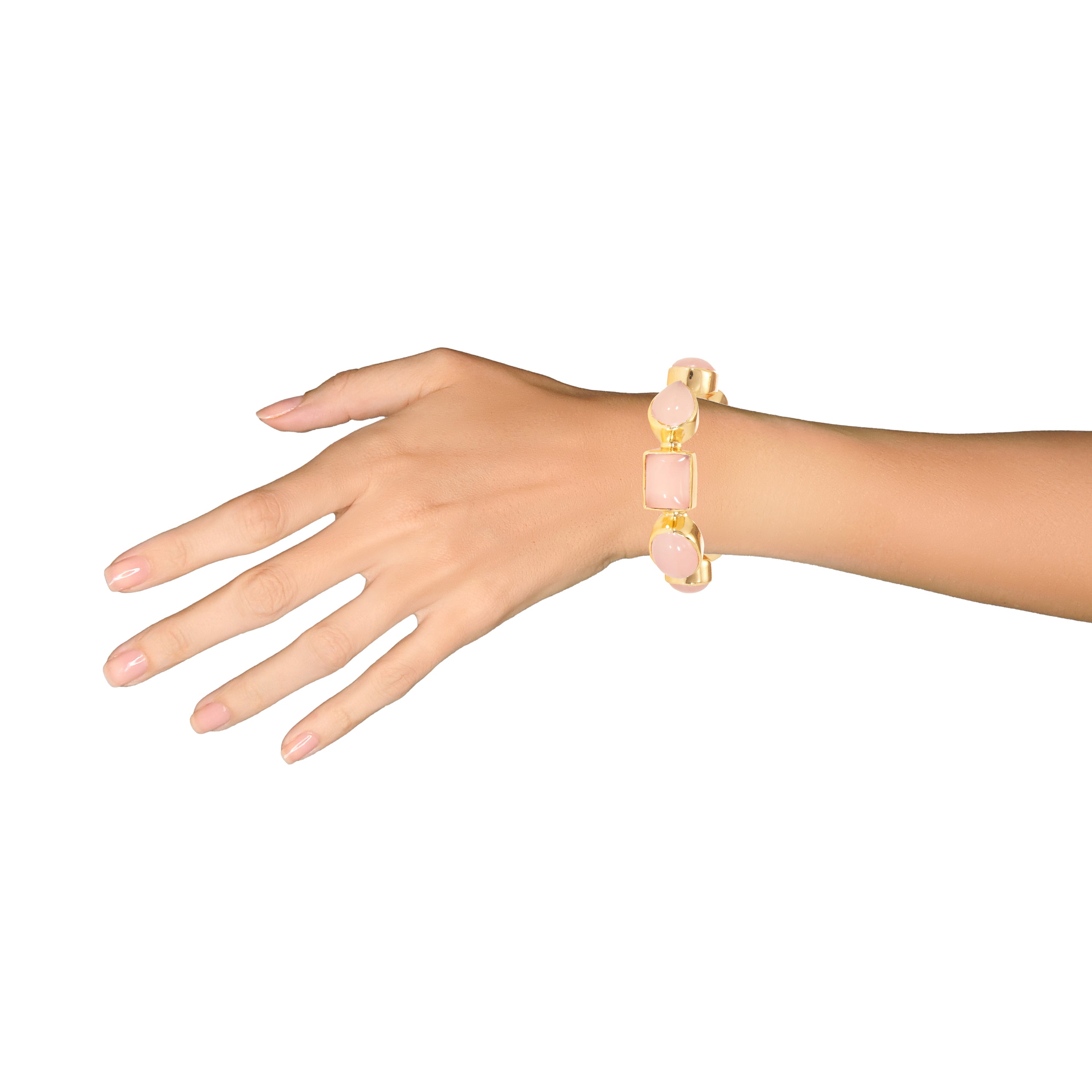 Single line Pink Chalcedony