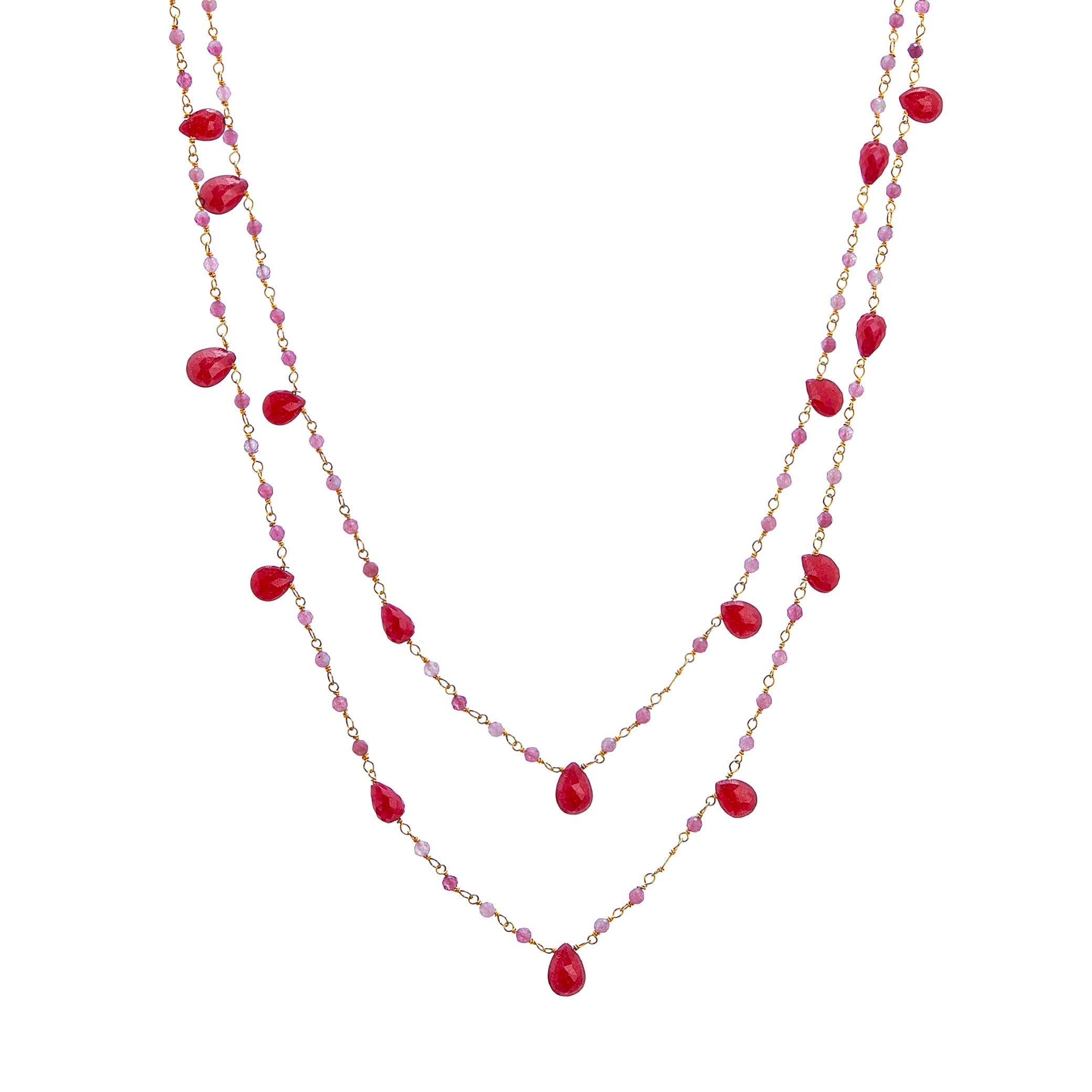 Ruby & Tourmaline Necklace