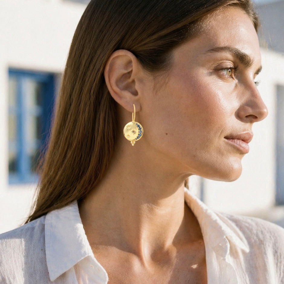 Aurora Sun & Moon Earrings