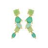 Earrings - Climbers in Greens