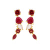 Earrings - Climbers in Reds