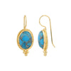 Earrings - Alia in Copper Turquoise