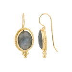 Earrings - Alia in Labradorite