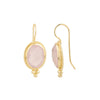 Earrings - Alia in Rose Quartz