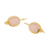 Earrings - Alia in Rose Quartz