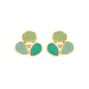 Earrings - Cluster in Greens