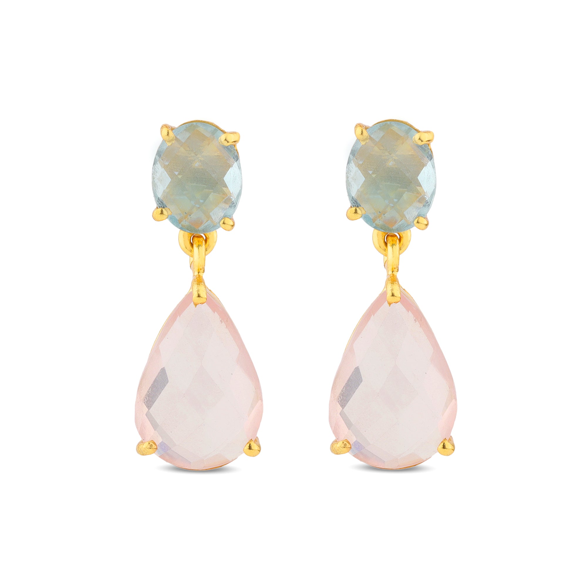 Statement gemstone earrings crafted for modern styling