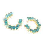 Earrings  - Open Gemstone Hoops