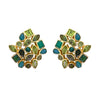 Earrings - Cluster in Mixed Greens