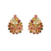 Earrings - Tourmaline Pear Cluster