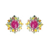 Earrings - Ruby & Multi Sapphires