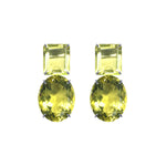 Earrings - Lemon Quartz Duo