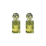 Earrings - Lemon Quartz Duo