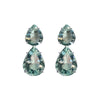 Earrings - Aquamarine Double Drops