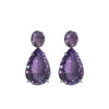 Earrings - Amethyst Double Drops