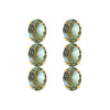 Earrings - Prasiolite Trio