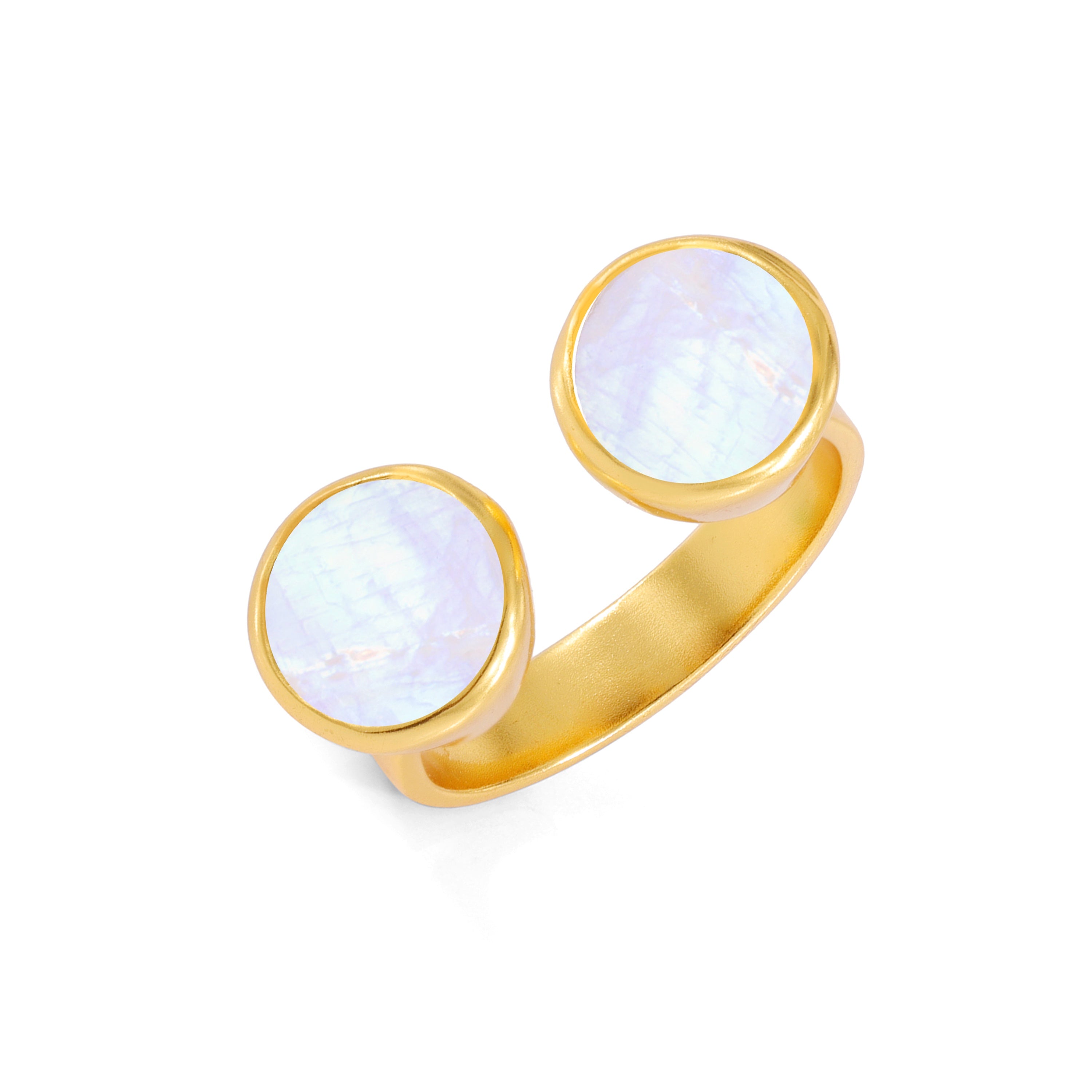 Luxury gemstone ring crafted with bold sculptural style