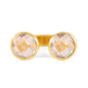 Ring - Gemini - Rose Quartz