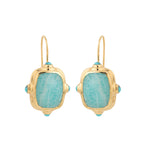 Earrings - Cardinal - Amazonite