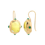 Earrings - Cardinal - Lemon Quartz