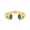 Cuff - Constantinople - Green Onyx & Prasiolite