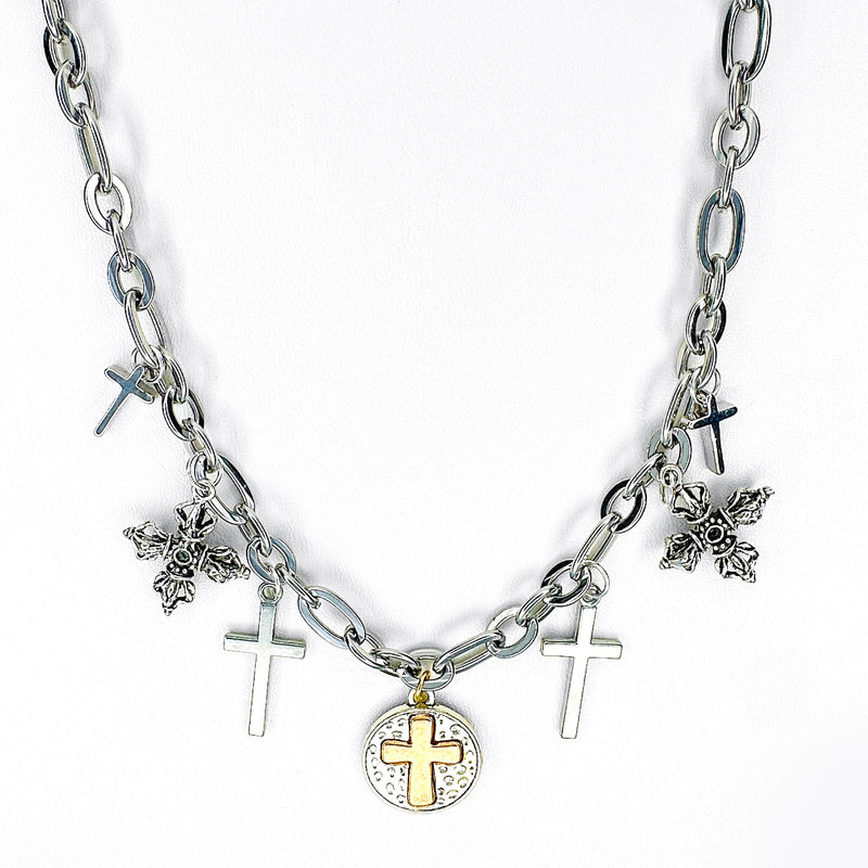 Necklace - Dreamweaver - Charm Necklace - Rhodium
