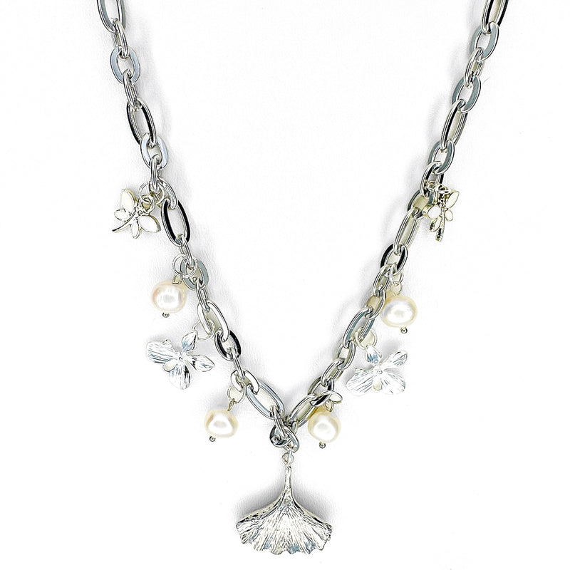 Necklace - Dreamweaver - Charm Necklace - Rhodium