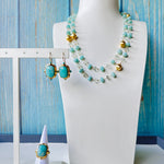 Necklace - Amazonite & Prasiolite