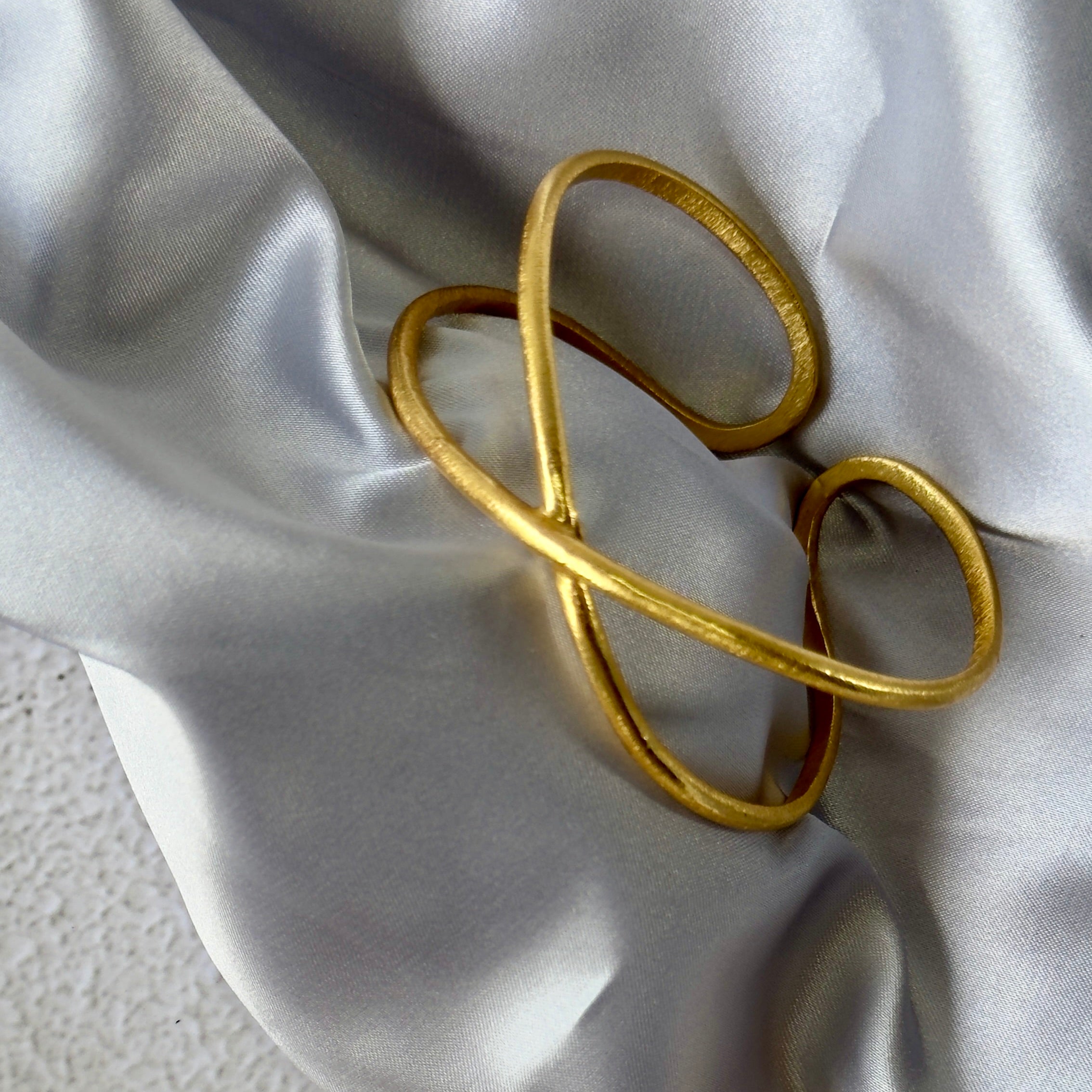 Gen-X Cuff, gold plated, handcrafted gemstone bracelets Singapore