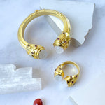Cuff - Constantinople - Nacre and Moonstone