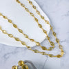 Necklace - Bezel Set Citrine