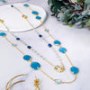 Necklace - Aquamarine, Citrine & Kyanite