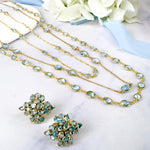 Necklace - Bezel Set Blue Topaz