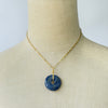 Necklace - Lapis Lazuli on Link Chain