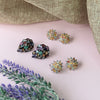 Earrings - Multi Sapphire Cluster