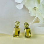 Earrings - Lemon Quartz Duo