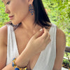 Earrings - Large Raindrop in Lapis Lazuli