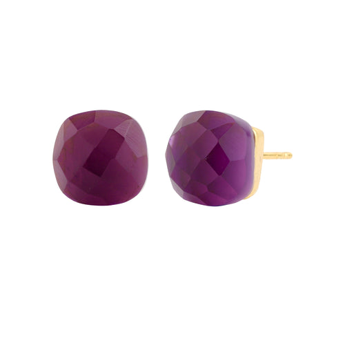 Earrings - Amethyst Naked Stud