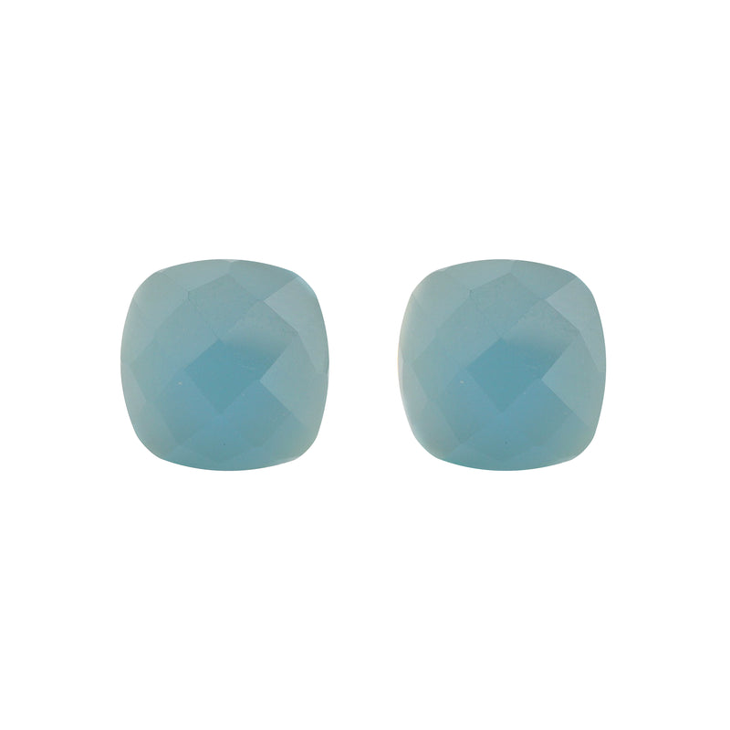 Earrings - Blue Chalcedony Naked Stud